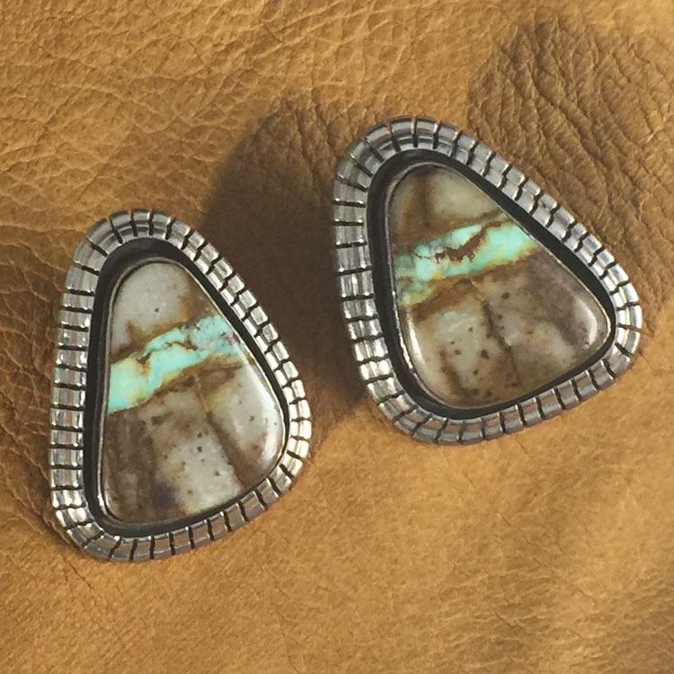 Navajo Earrings by Bruce Spenser